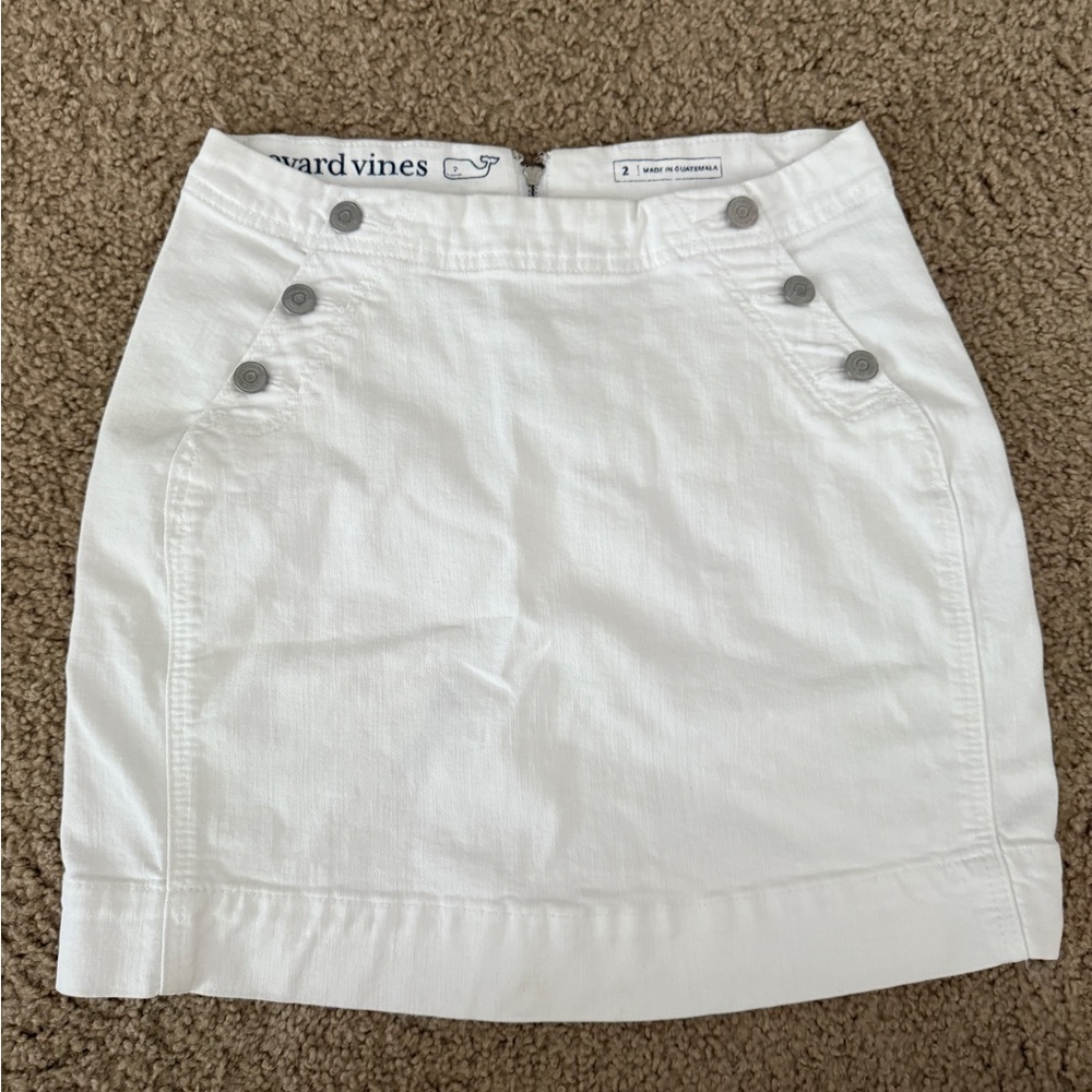 Vineyard Vines White Pencil Skirt